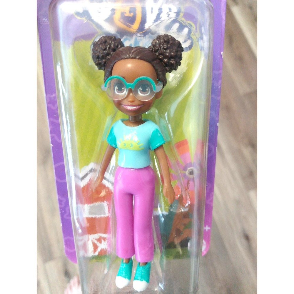 POLLY POCKET 3pc Lot SHANI & FRIEND Diverse Ethnic Fashion Dolls - Picture 5 of 5